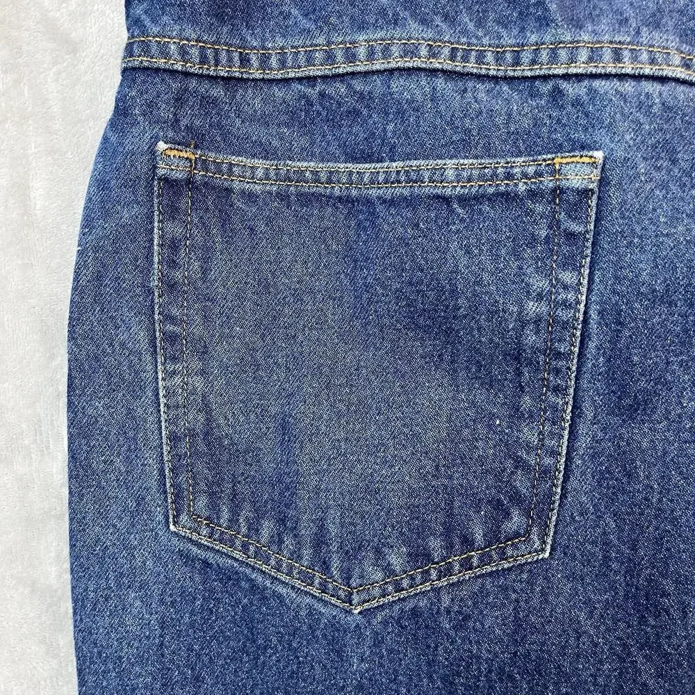 L L Bean Mens Jeans Natural Fit Size 38 x29 104731 Denim Straight Leg Chore Work